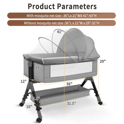 Cozy 3-in-1 Baby Bassinet