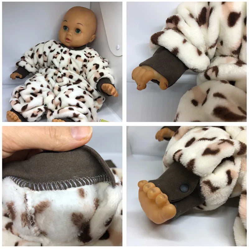 Cozy Baby Flannel Romper