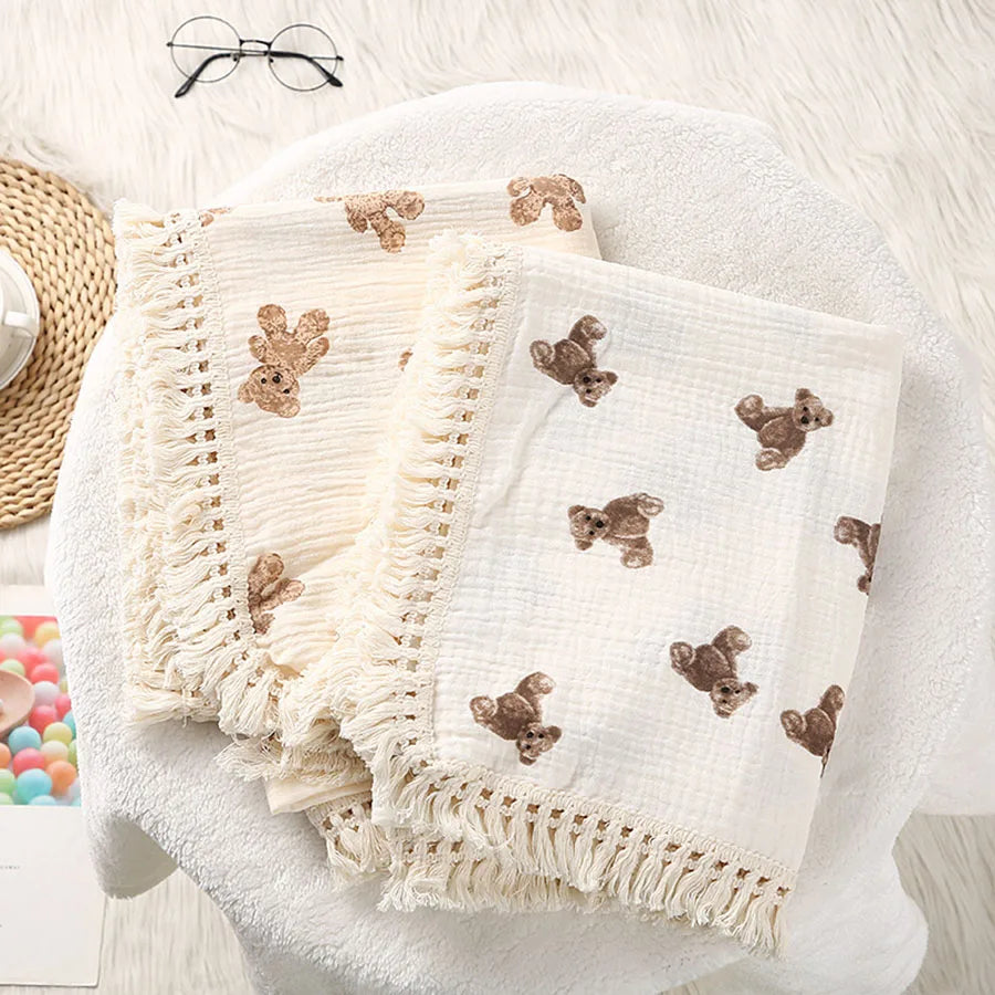 Adorable Bear Baby Blanket