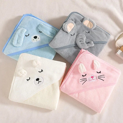 Cozy Animal Hooded Towel