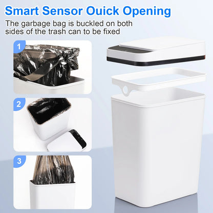 Automatic Touchless Trash Cans