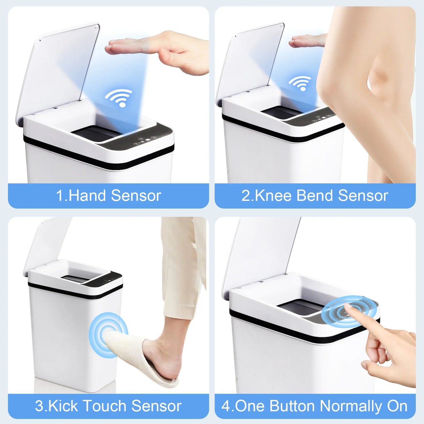 Automatic Touchless Trash Cans