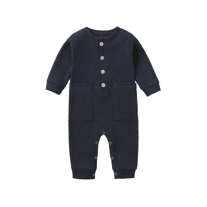 Soft Baby Romper with Pockets