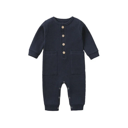 Soft Baby Romper with Pockets