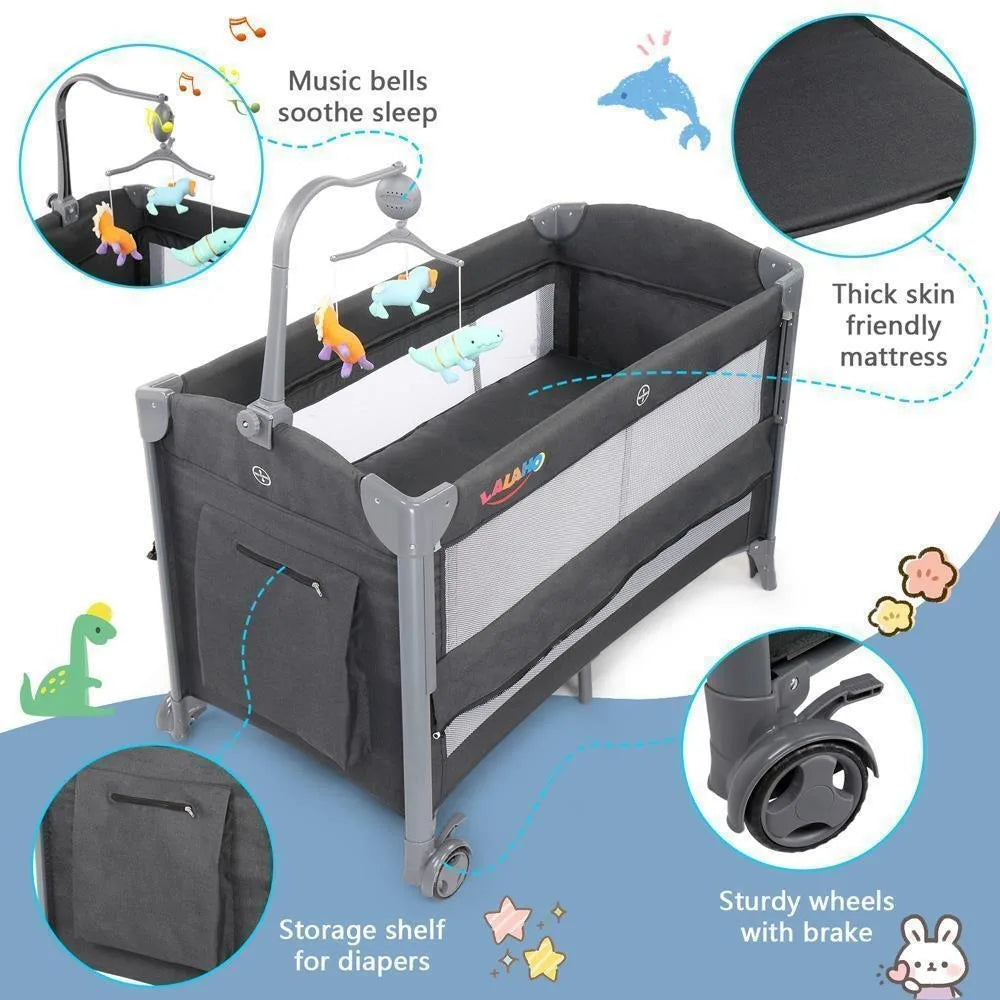 Cozy 3-in-1 Baby Crib