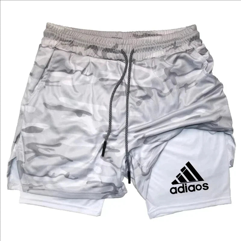 Adiaos Men's 2-in-1 Sport Shorts