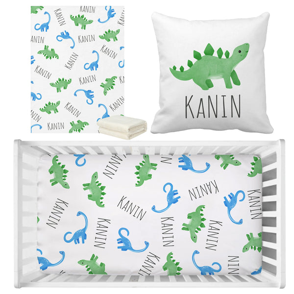 Charming Dino Baby Bedding Set