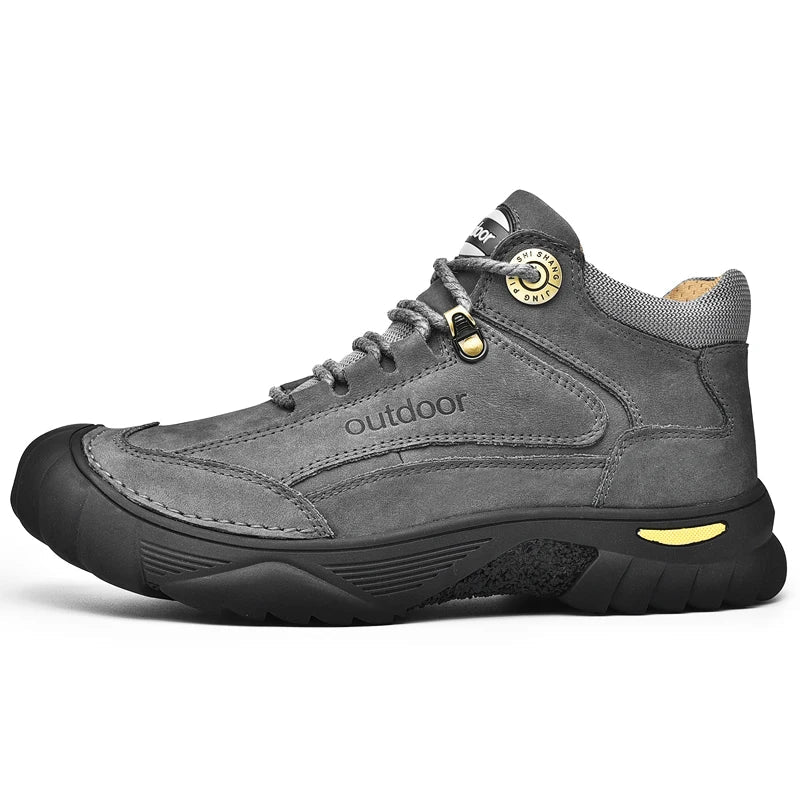 Stylish Leather Hiking Boots