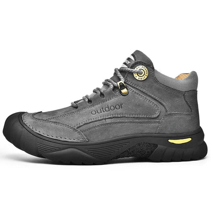 Stylish Leather Hiking Boots