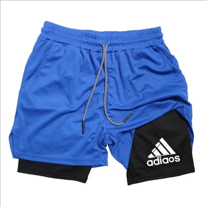 Adiaos Men's 2-in-1 Sport Shorts