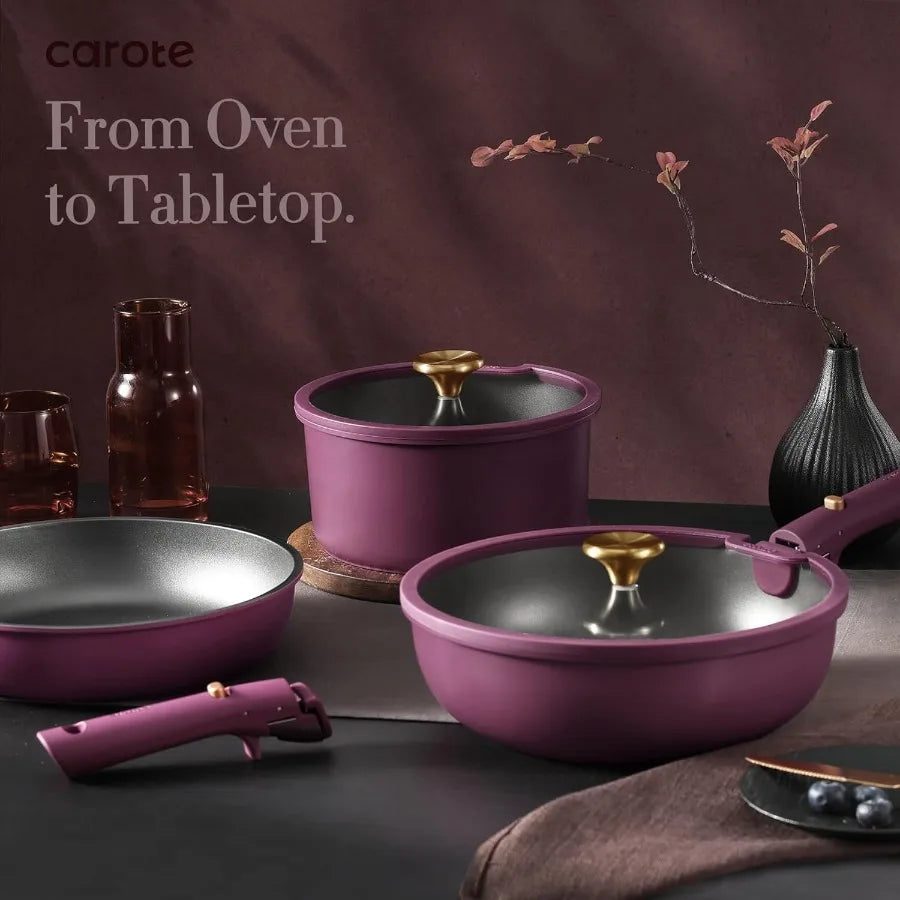 Smart Cookware Set with Detachable Handles