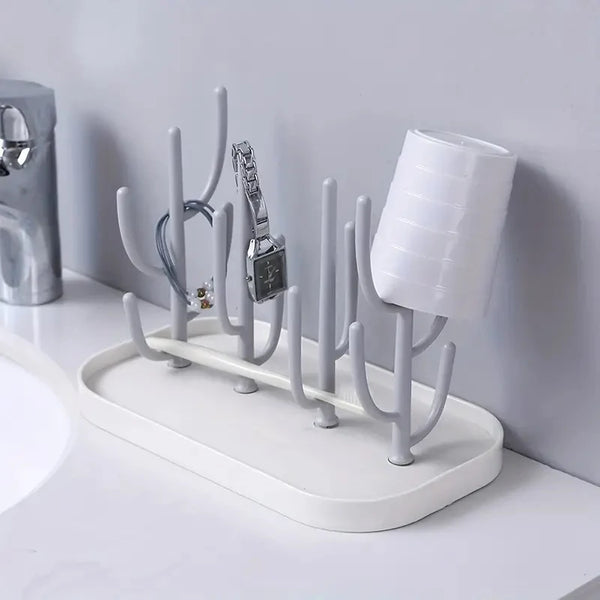 Tree-Shaped Bottle Drying Rack