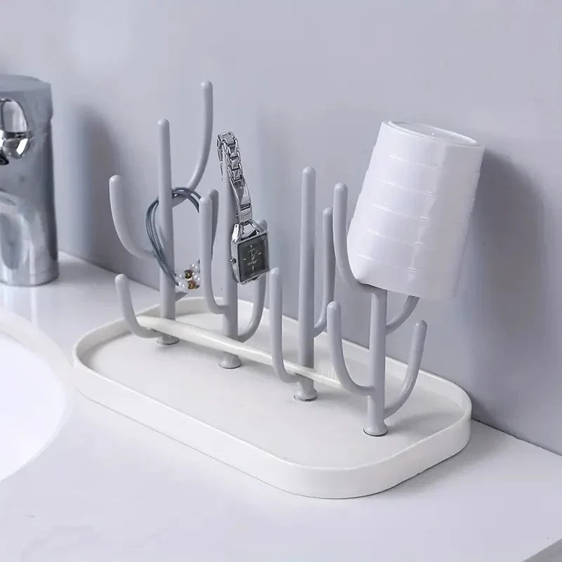 Tree-Shaped Bottle Drying Rack