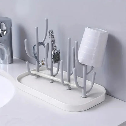 Tree-Shaped Bottle Drying Rack