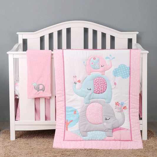 Charming Baby Crib Bedding Set