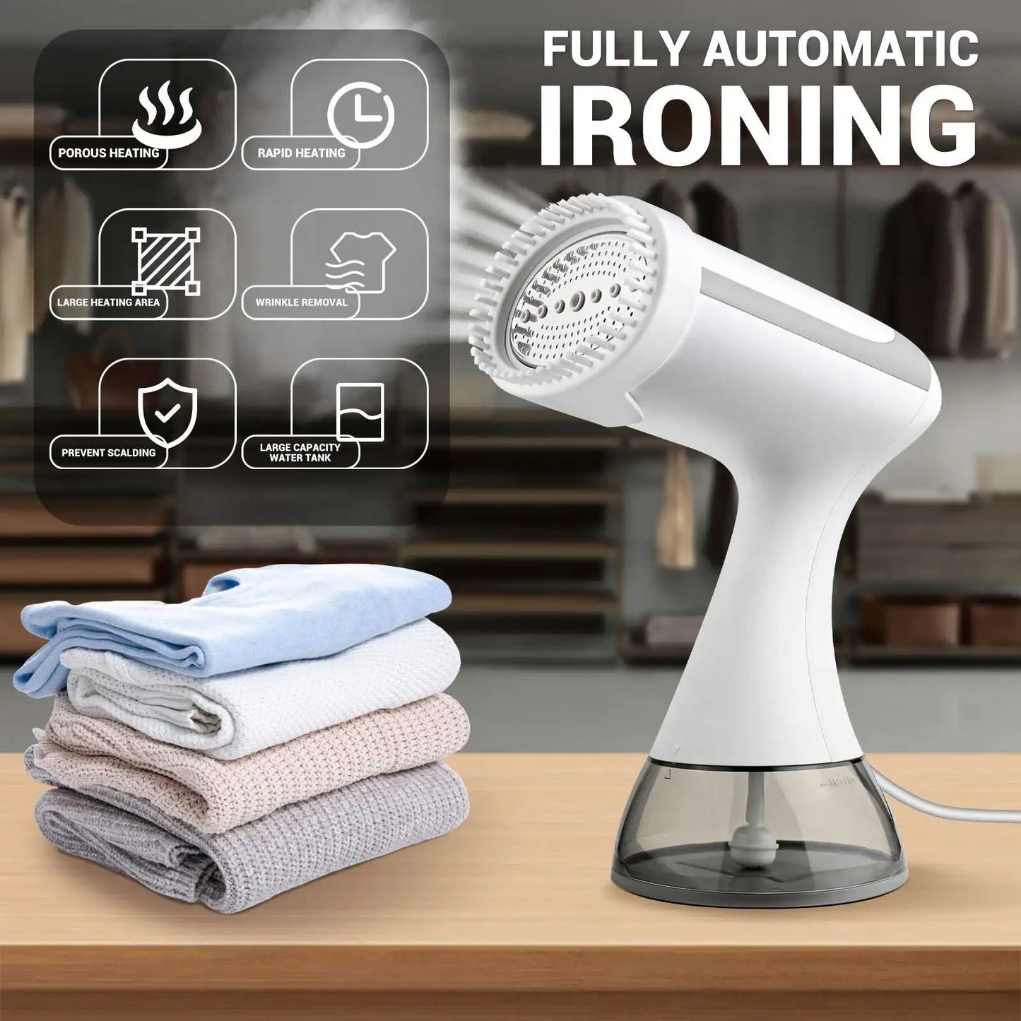 Portable Steam Iron Wonder