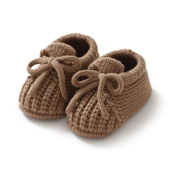 Cozy Knit Baby Booties