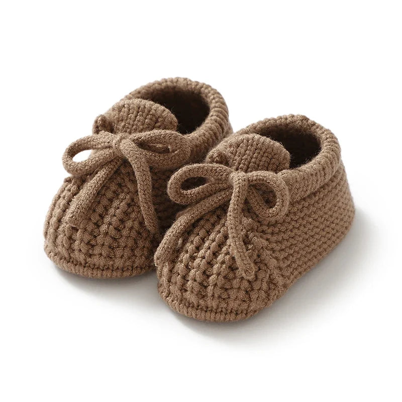 Cozy Knit Baby Booties
