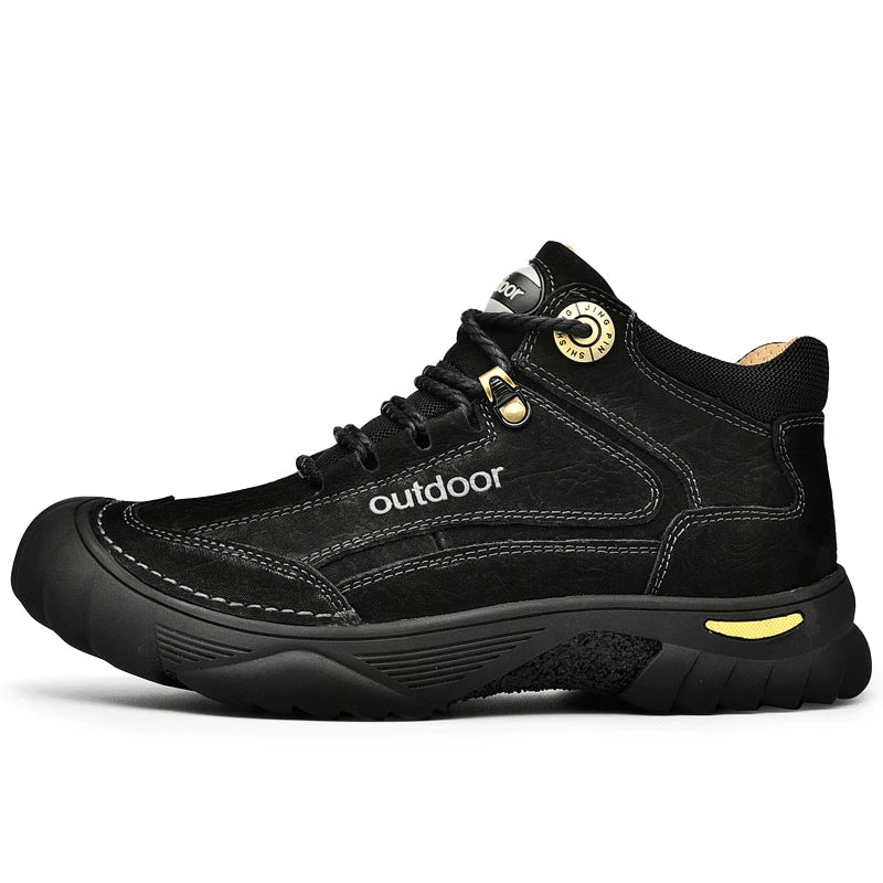 Stylish Leather Hiking Boots