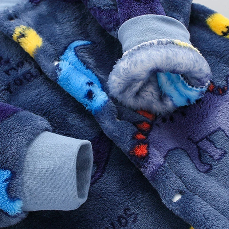 Cozy Baby Flannel Romper