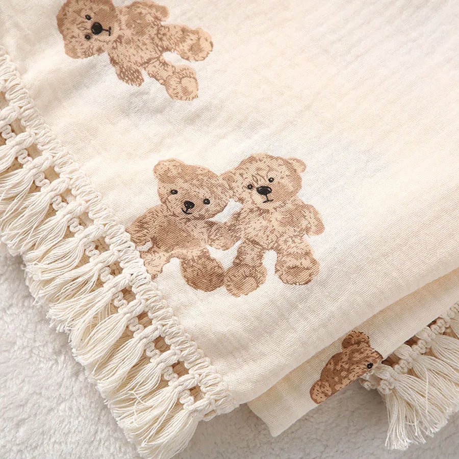 Adorable Bear Baby Blanket