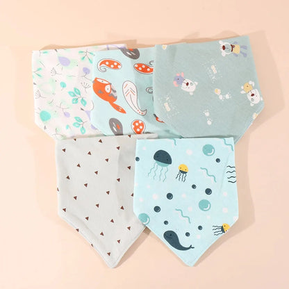 Adorable Cotton Baby Bibs Set