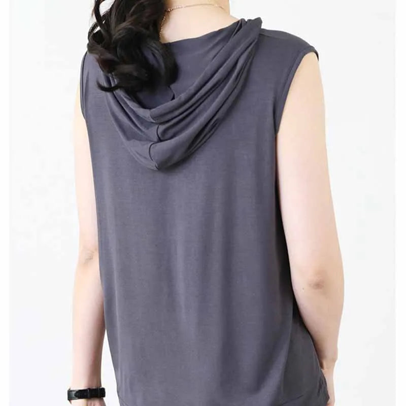 Stylish Hooded Men's Tank Top