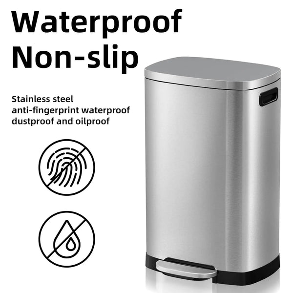 Chic Soft-Close Trash Bin