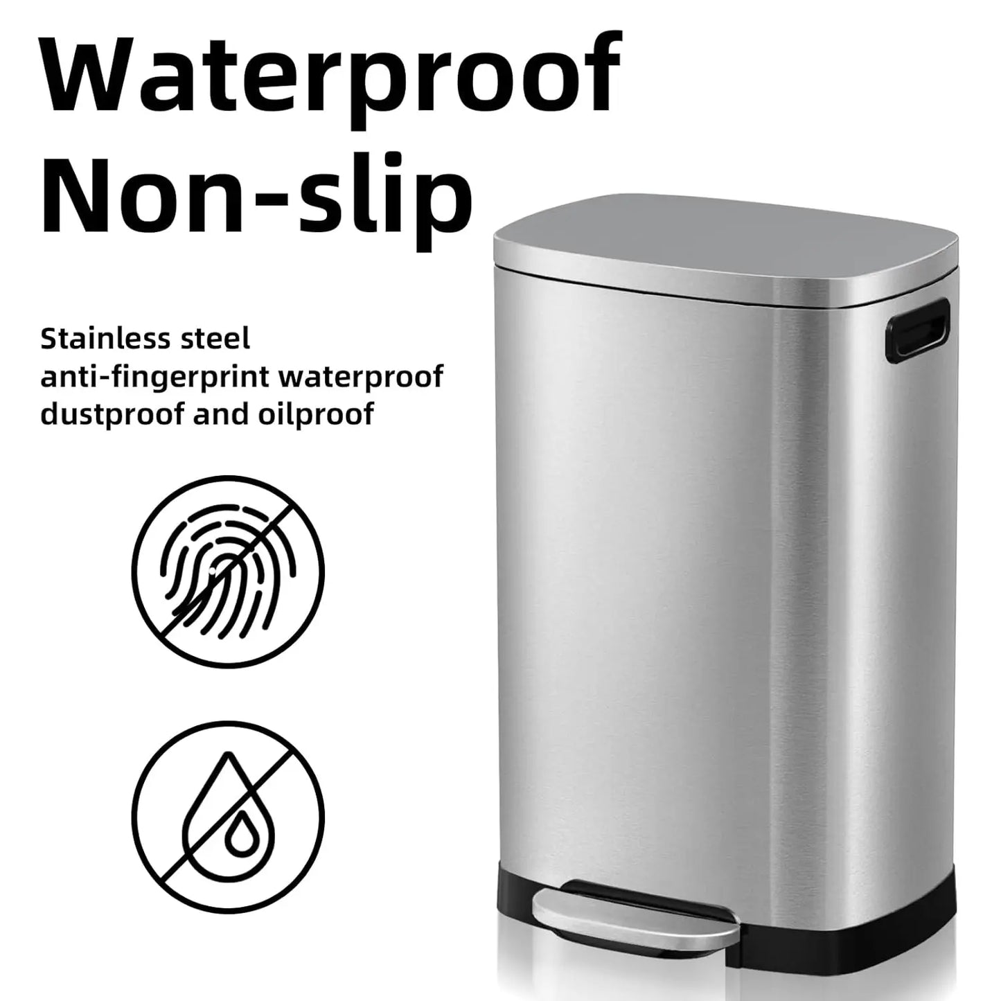 Chic Soft-Close Trash Bin