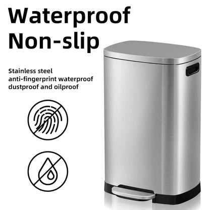 Chic Soft-Close Trash Bin