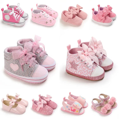 Adorable Pink Baby Shoes