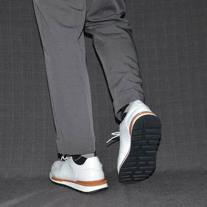 Lux Leather Men's Casual Sneakers