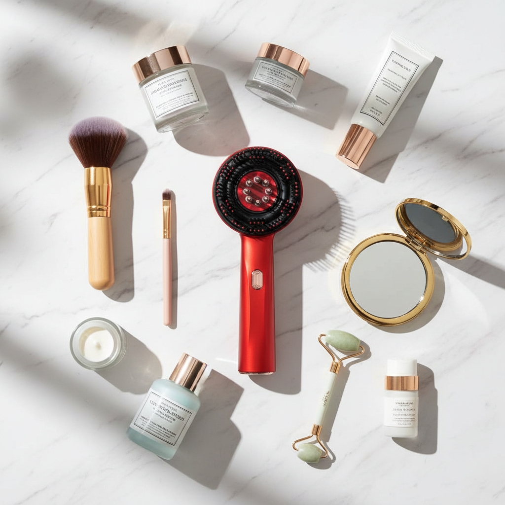 Scalp Massager with Oil Integrated